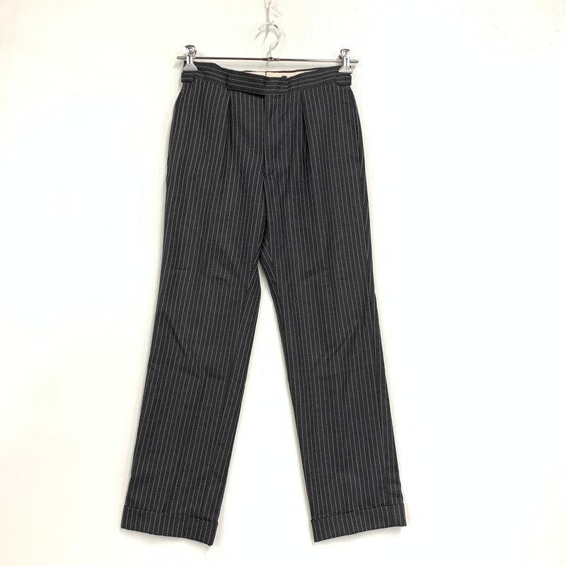 【中古品】【メンズ】 BATAK HOUSE CUT バタクハウスカット JOHN FOSTER ジョンフォスター WOOL STRIPE SUIT SET-UP ウール ストライプ スーツ セットアップ 147-261023-cs-11-izu サイズ：34 カラー：グレー 万代Net店