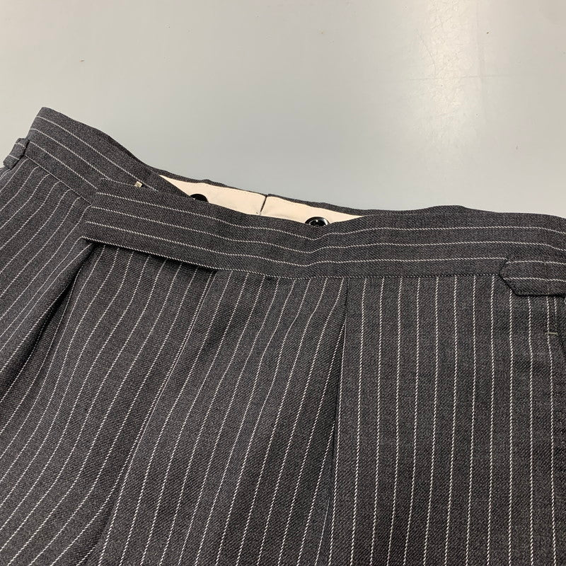 【中古品】【メンズ】 BATAK HOUSE CUT バタクハウスカット JOHN FOSTER ジョンフォスター WOOL STRIPE SUIT SET-UP ウール ストライプ スーツ セットアップ 147-261023-cs-11-izu サイズ：34 カラー：グレー 万代Net店