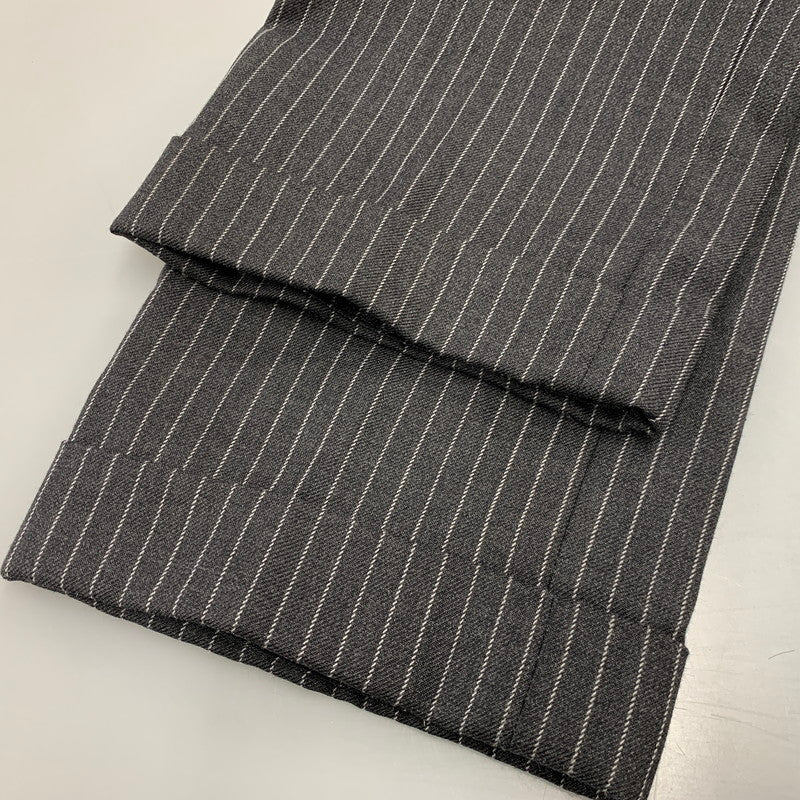 【中古品】【メンズ】 BATAK HOUSE CUT バタクハウスカット JOHN FOSTER ジョンフォスター WOOL STRIPE SUIT SET-UP ウール ストライプ スーツ セットアップ 147-261023-cs-11-izu サイズ：34 カラー：グレー 万代Net店