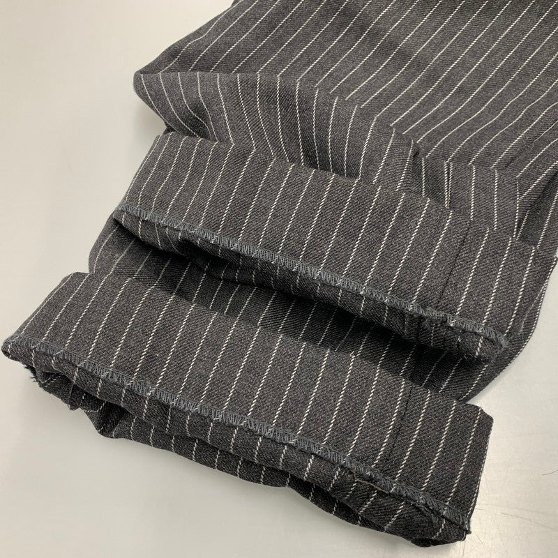 【中古品】【メンズ】 BATAK HOUSE CUT バタクハウスカット JOHN FOSTER ジョンフォスター WOOL STRIPE SUIT SET-UP ウール ストライプ スーツ セットアップ 147-261023-cs-11-izu サイズ：34 カラー：グレー 万代Net店