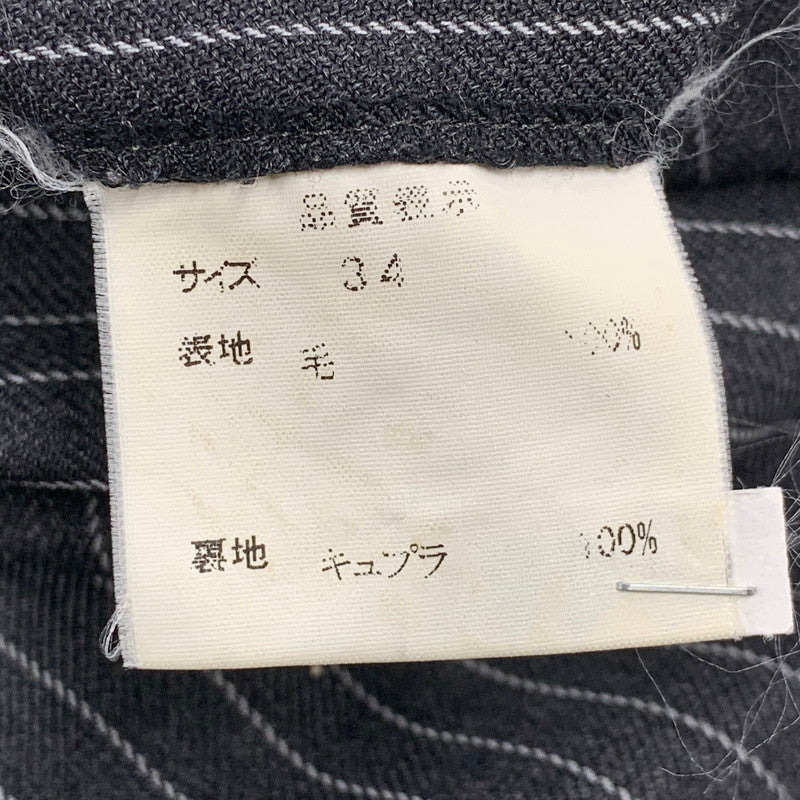 【中古品】【メンズ】 BATAK HOUSE CUT バタクハウスカット JOHN FOSTER ジョンフォスター WOOL STRIPE SUIT SET-UP ウール ストライプ スーツ セットアップ 147-261023-cs-11-izu サイズ：34 カラー：グレー 万代Net店