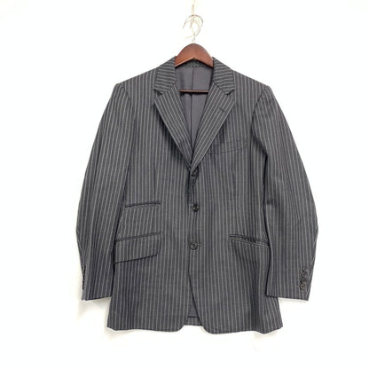 【中古品】【メンズ】 BATAK HOUSE CUT バタクハウスカット JOHN FOSTER ジョンフォスター WOOL STRIPE SUIT SET-UP ウール ストライプ スーツ セットアップ 147-261023-cs-11-izu サイズ：34 カラー：グレー 万代Net店