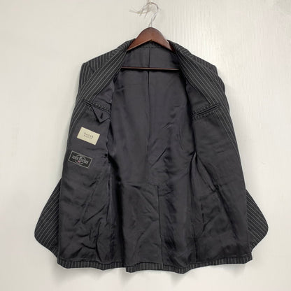 【中古品】【メンズ】 BATAK HOUSE CUT バタクハウスカット JOHN FOSTER ジョンフォスター WOOL STRIPE SUIT SET-UP ウール ストライプ スーツ セットアップ 147-261023-cs-11-izu サイズ：34 カラー：グレー 万代Net店