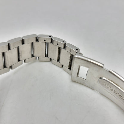 【中古品】【メンズ/レディース】 NIVADA ニバダ AUTOMATIC DATE N024M 自動巻き デイト 裏スケルトン 腕時計 197-261014-as-14-izu カラー：シルバー 万代Net店