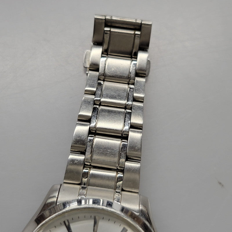 【中古品】【メンズ/レディース】 NIVADA ニバダ AUTOMATIC DATE N024M 自動巻き デイト 裏スケルトン 腕時計 197-261014-as-14-izu カラー：シルバー 万代Net店