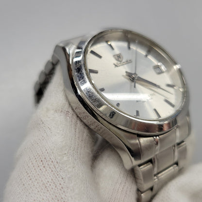 【中古品】【メンズ/レディース】 NIVADA ニバダ AUTOMATIC DATE N024M 自動巻き デイト 裏スケルトン 腕時計 197-261014-as-14-izu カラー：シルバー 万代Net店
