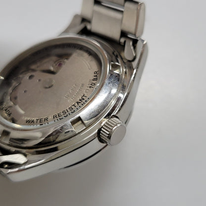 【中古品】【メンズ/レディース】 NIVADA ニバダ AUTOMATIC DATE N024M 自動巻き デイト 裏スケルトン 腕時計 197-261014-as-14-izu カラー：シルバー 万代Net店
