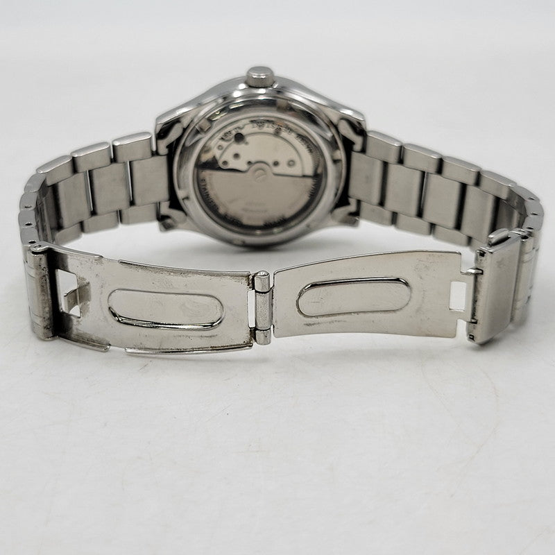 【中古品】【メンズ/レディース】 NIVADA ニバダ AUTOMATIC DATE N024M 自動巻き デイト 裏スケルトン 腕時計 197-261014-as-14-izu カラー：シルバー 万代Net店