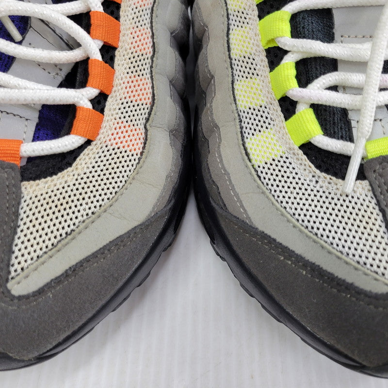 【中古品】【メンズ】 NIKE ナイキ AIR MAX 95 OG QS 810374-078 エアマックス 95 OG QS スニーカー 靴 160-261014-as-06-izu サイズ：26.5cm カラー：BLACK/VOLT-SAFETY ORANGE 万代Net店
