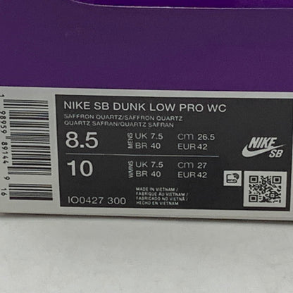 【中古美品】【メンズ】 NIKE SB ナイキエスビー IO0427-300 DUNK LOW PRO "SAFFRON QUARTZ" スニーカー 靴 160-261022-kh-16-izu サイズ：26.5 万代Net店