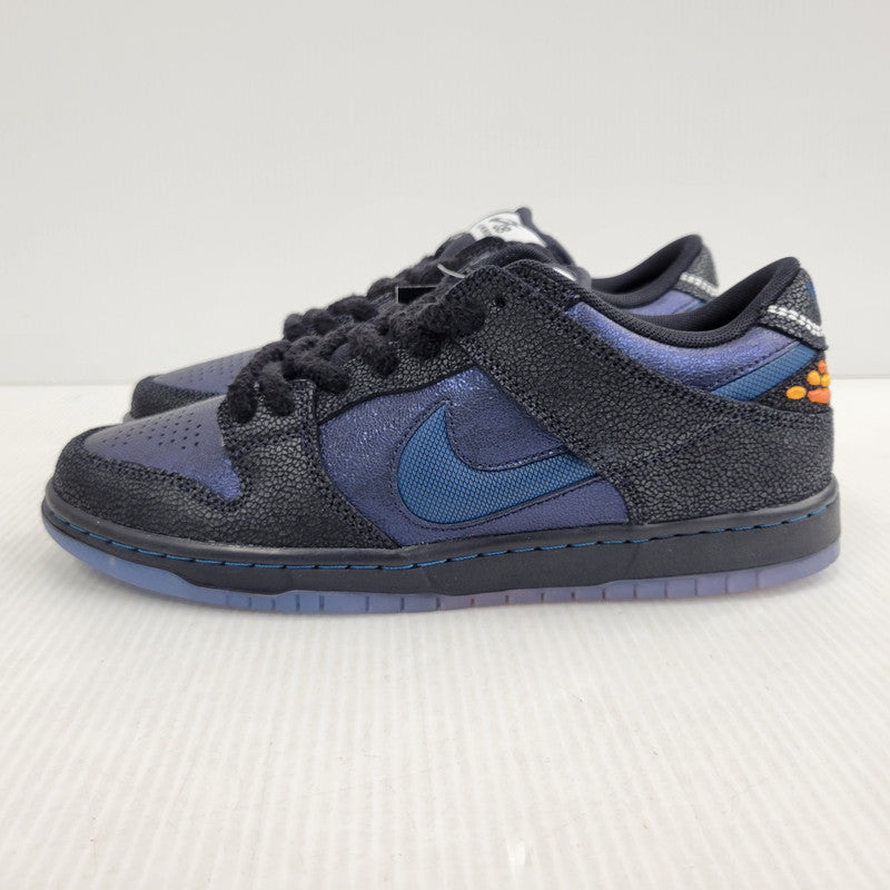 【中古美品】【メンズ】 NIKE SB ナイキエスビー × BLUETILE SKATEBOARDS ブルータイルスケートボード DUNK LOW PRO QS IQ1323-001 ダンク ロー プロ スニーカー 靴 160-261014-as-07-izu サイズ：26.5cm カラー：BLACK/MARINA-WHITE 万代Net店