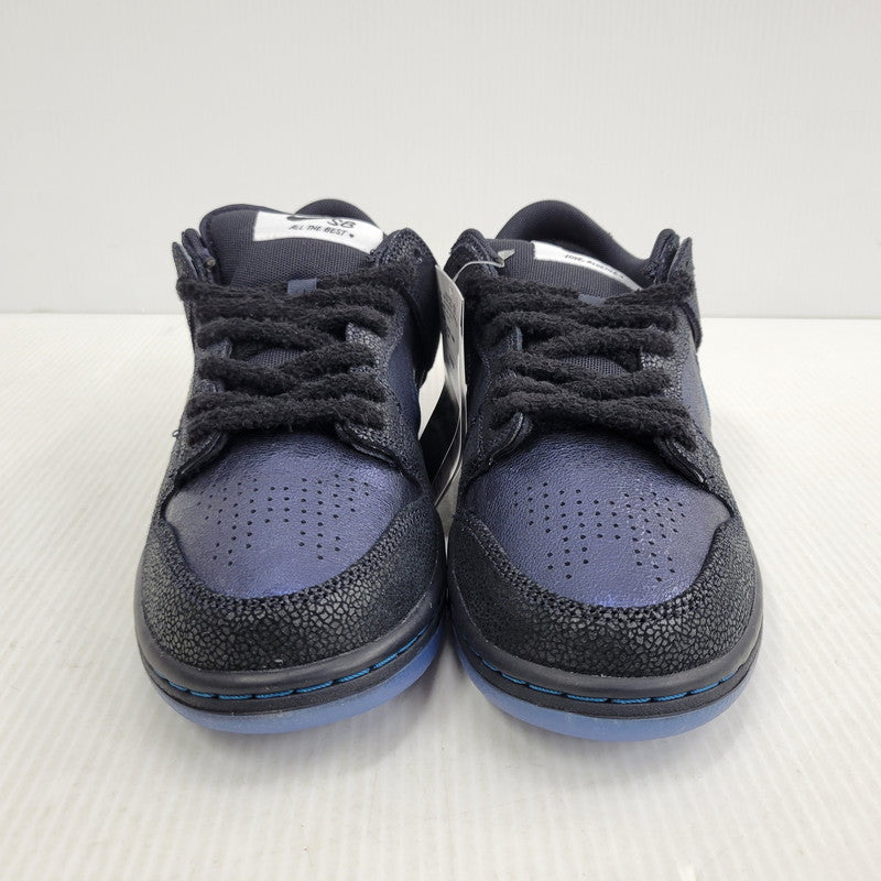 【中古美品】【メンズ】 NIKE SB ナイキエスビー × BLUETILE SKATEBOARDS ブルータイルスケートボード DUNK LOW PRO QS IQ1323-001 ダンク ロー プロ スニーカー 靴 160-261014-as-07-izu サイズ：26.5cm カラー：BLACK/MARINA-WHITE 万代Net店