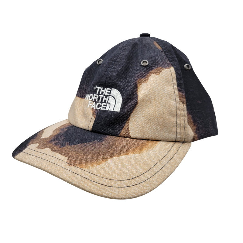 【中古品】【メンズ/レディース】 Supreme シュプリーム × THE NORTH FACE ザ・ノースフェイス BLEACHED DENIM PRINT 6-PANEL NN52152I ブリーチ デニムプリント 6パネル キャップ 帽子 185-261014-as-11-izu サイズ：FREE カラー：マルチカラー 万代Net店
