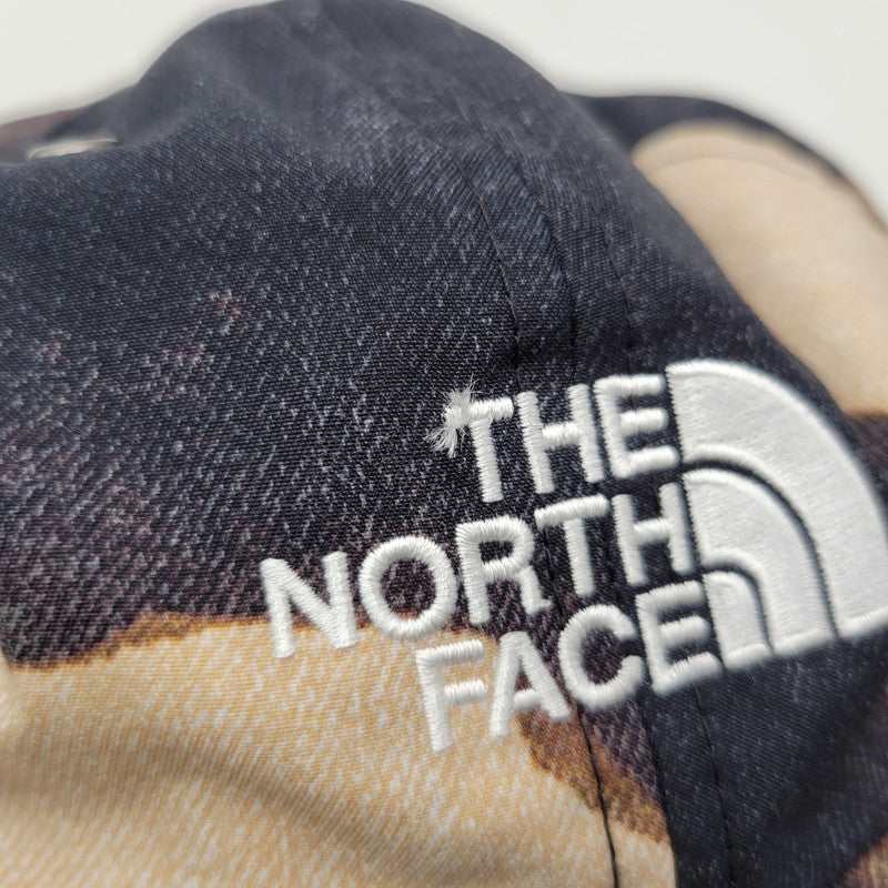 【中古品】【メンズ/レディース】 Supreme シュプリーム × THE NORTH FACE ザ・ノースフェイス BLEACHED DENIM PRINT 6-PANEL NN52152I ブリーチ デニムプリント 6パネル キャップ 帽子 185-261014-as-11-izu サイズ：FREE カラー：マルチカラー 万代Net店