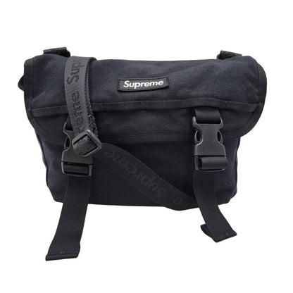 【中古品】【メンズ/レディース】 Supreme シュプリーム MINI MESSENGER BAG ミニメッセンジャーバッグ カバン 鞄 188-261014-as-10-izu カラー：ブラック 万代Net店