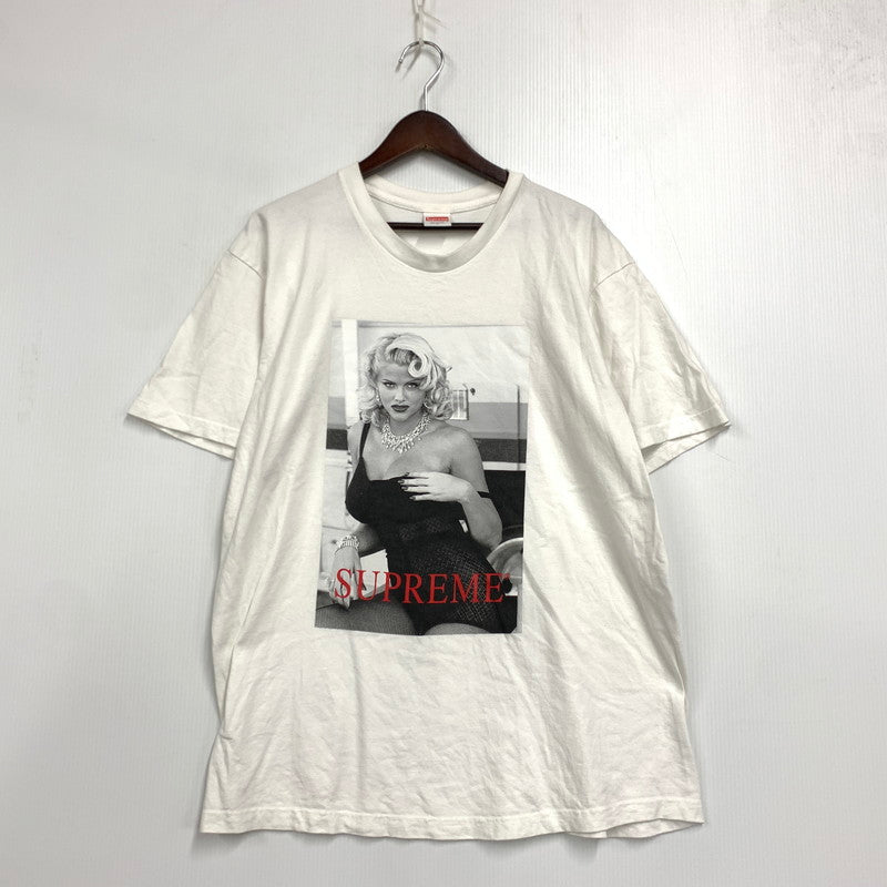 【中古品】【メンズ】 SUPREME シュプリーム 21SS ANNA NICOLE SMITH TEE アンナ・ニコル・スミス Tシャツ トップス 半袖 149-261015-ya-03-izu サイズ：L カラー：ホワイト 万代Net店