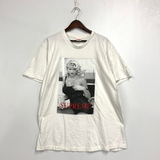 【中古品】【メンズ】 SUPREME シュプリーム 21SS ANNA NICOLE SMITH TEE アンナ・ニコル・スミス Tシャツ トップス 半袖 149-261015-ya-03-izu サイズ：L カラー：ホワイト 万代Net店