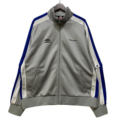 【中古品】【メンズ】 SUPREME シュプリーム × UMBRO アンブロ SNAP SLEEVE JACKET スナップ スリーブ ジャケット トップス 149-261017-sm-21-izu サイズ：XXL カラー：グレー 万代Net店