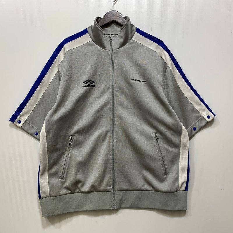 【中古品】【メンズ】 SUPREME シュプリーム × UMBRO アンブロ SNAP SLEEVE JACKET スナップ スリーブ ジャケット トップス 149-261017-sm-21-izu サイズ：XXL カラー：グレー 万代Net店