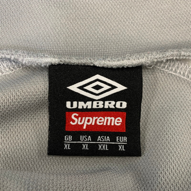 【中古品】【メンズ】 SUPREME シュプリーム × UMBRO アンブロ SNAP SLEEVE JACKET スナップ スリーブ ジャケット トップス 149-261017-sm-21-izu サイズ：XXL カラー：グレー 万代Net店