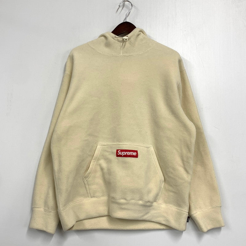 【中古品】【メンズ】 SUPREME シュプリーム 20AW POLARTEC HOODED SWEATSHIRT ポーラテック フーデッド スウェットシャツ トップス 長袖 149-261015-ya-02-izu サイズ：M カラー：アイボリー 万代Net店