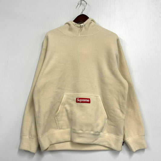 【中古品】【メンズ】 SUPREME シュプリーム 20AW POLARTEC HOODED SWEATSHIRT ポーラテック フーデッド スウェットシャツ トップス 長袖 149-261015-ya-02-izu サイズ：M カラー：アイボリー 万代Net店