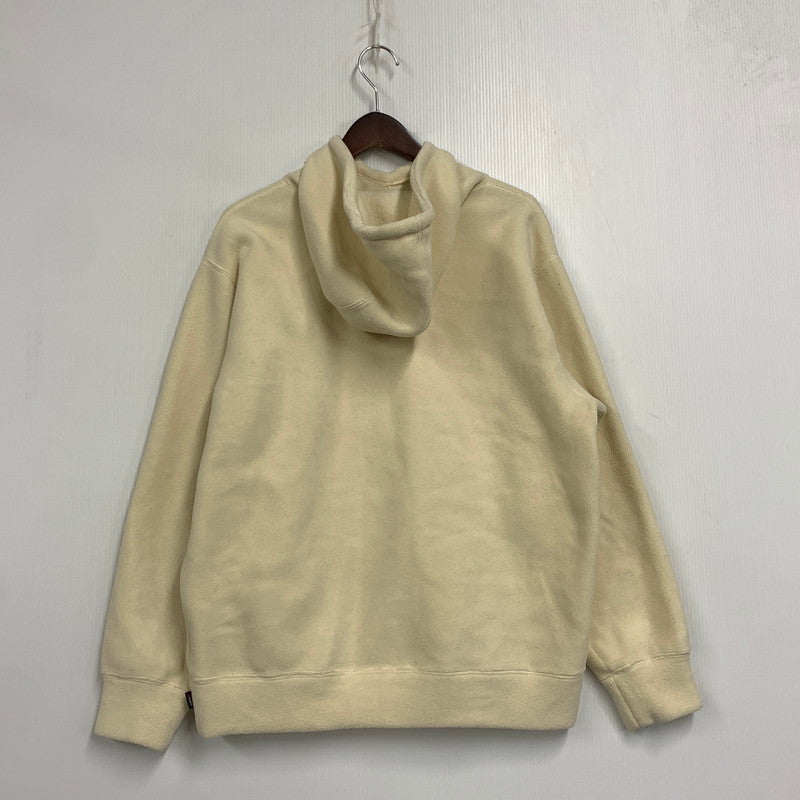 【中古品】【メンズ】 SUPREME シュプリーム 20AW POLARTEC HOODED SWEATSHIRT ポーラテック フーデッド スウェットシャツ トップス 長袖 149-261015-ya-02-izu サイズ：M カラー：アイボリー 万代Net店