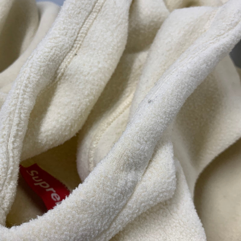 【中古品】【メンズ】 SUPREME シュプリーム 20AW POLARTEC HOODED SWEATSHIRT ポーラテック フーデッド スウェットシャツ トップス 長袖 149-261015-ya-02-izu サイズ：M カラー：アイボリー 万代Net店