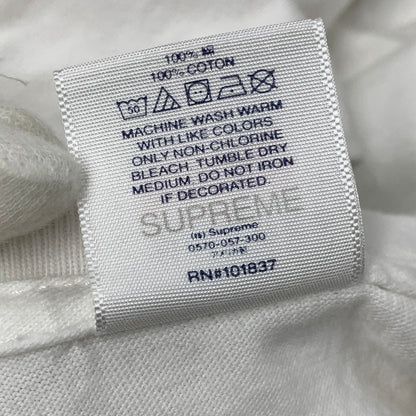 【中古品】【メンズ】 SUPREME シュプリーム×WTAPS ダブルタップス 21AW SIC'EM! TEE Tシャツ トップス 半袖 149-261015-ya-01-izu サイズ：XL カラー：ホワイト 万代Net店