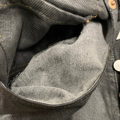 【中古品】【メンズ】 Levi's リーバイス 501 COATING DENIM PANTS 501-0134 コーティングデニムパンツ 刻印653 USA製 157-261013-as-22-izu サイズ：32×32 カラー：ブラック 万代Net店