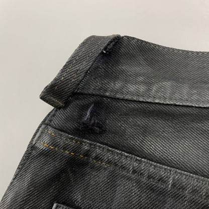 【中古品】【メンズ】 Levi's リーバイス 501 COATING DENIM PANTS 501-0134 コーティングデニムパンツ 刻印653 USA製 157-261013-as-22-izu サイズ：32×32 カラー：ブラック 万代Net店