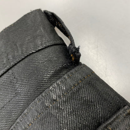 【中古品】【メンズ】 Levi's リーバイス 501 COATING DENIM PANTS 501-0134 コーティングデニムパンツ 刻印653 USA製 157-261013-as-22-izu サイズ：32×32 カラー：ブラック 万代Net店