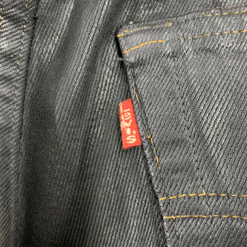 【中古品】【メンズ】 Levi's リーバイス 501 COATING DENIM PANTS 501-0134 コーティングデニムパンツ 刻印653 USA製 157-261013-as-22-izu サイズ：32×32 カラー：ブラック 万代Net店