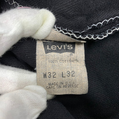 【中古品】【メンズ】 Levi's リーバイス 501 COATING DENIM PANTS 501-0134 コーティングデニムパンツ 刻印653 USA製 157-261013-as-22-izu サイズ：32×32 カラー：ブラック 万代Net店
