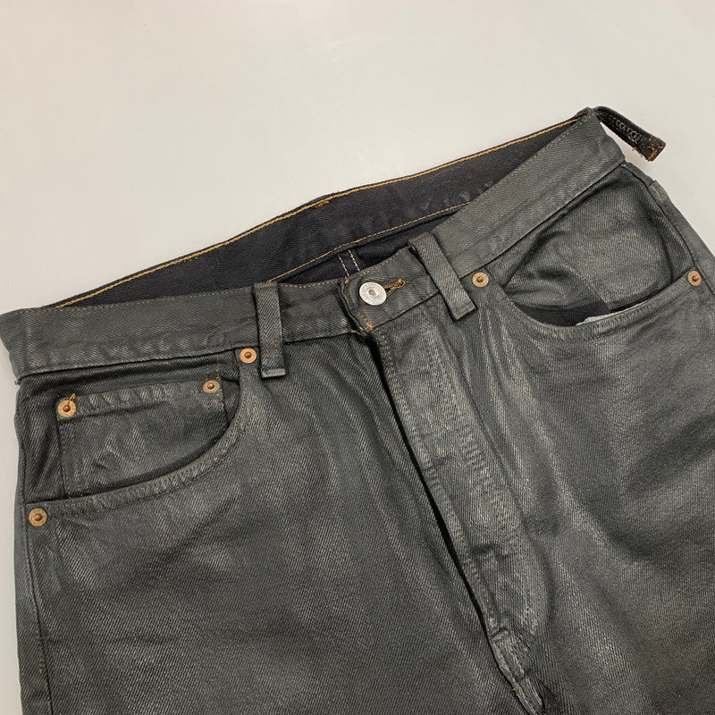 【中古品】【メンズ】 Levi's リーバイス 501 COATING DENIM PANTS 501-0134 コーティングデニムパンツ 刻印653 USA製 157-261013-as-22-izu サイズ：32×32 カラー：ブラック 万代Net店