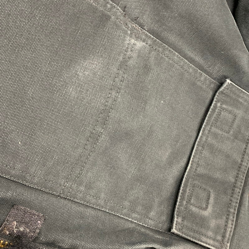 【現状渡し品】【メンズ】 CARHARTT カーハート C03 BLK メキシコ製 2009年製 00S ARCTIC QUILT-LINED DUCK アークティック キルト ラインド ダック TRADITIONAL COAT トラディショナル コート アウター 146-261015-ya-14-izu サイズ：44R カラー：ブラック 万代Net店