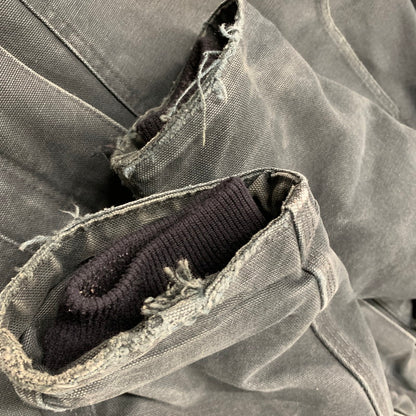 【現状渡し品】【メンズ】 CARHARTT カーハート C03 BLK メキシコ製 2009年製 00S ARCTIC QUILT-LINED DUCK アークティック キルト ラインド ダック TRADITIONAL COAT トラディショナル コート アウター 146-261015-ya-14-izu サイズ：44R カラー：ブラック 万代Net店