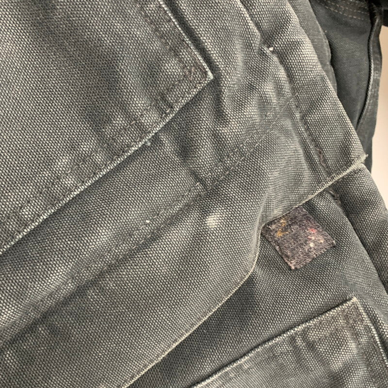 【現状渡し品】【メンズ】 CARHARTT カーハート C03 BLK メキシコ製 2009年製 00S ARCTIC QUILT-LINED DUCK アークティック キルト ラインド ダック TRADITIONAL COAT トラディショナル コート アウター 146-261015-ya-14-izu サイズ：44R カラー：ブラック 万代Net店