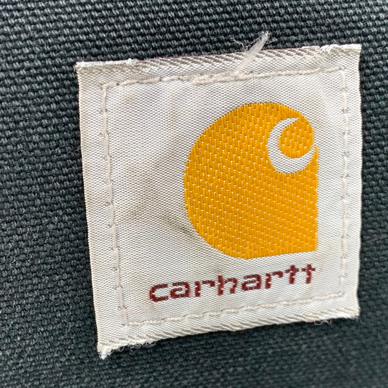 【現状渡し品】【メンズ】 CARHARTT カーハート C03 BLK メキシコ製 2009年製 00S ARCTIC QUILT-LINED DUCK アークティック キルト ラインド ダック TRADITIONAL COAT トラディショナル コート アウター 146-261015-ya-14-izu サイズ：44R カラー：ブラック 万代Net店