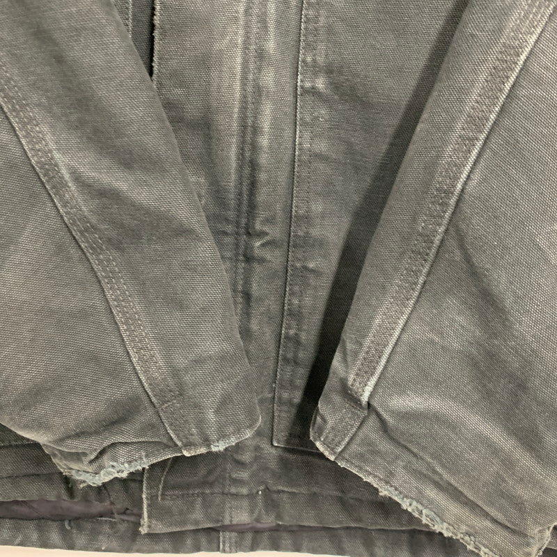 【現状渡し品】【メンズ】 CARHARTT カーハート C03 BLK メキシコ製 2009年製 00S ARCTIC QUILT-LINED DUCK アークティック キルト ラインド ダック TRADITIONAL COAT トラディショナル コート アウター 146-261015-ya-14-izu サイズ：44R カラー：ブラック 万代Net店