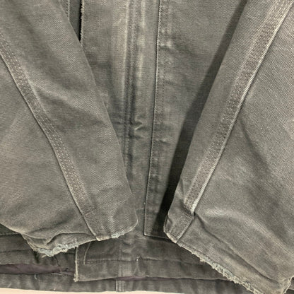 【現状渡し品】【メンズ】 CARHARTT カーハート C03 BLK メキシコ製 2009年製 00S ARCTIC QUILT-LINED DUCK アークティック キルト ラインド ダック TRADITIONAL COAT トラディショナル コート アウター 146-261015-ya-14-izu サイズ：44R カラー：ブラック 万代Net店