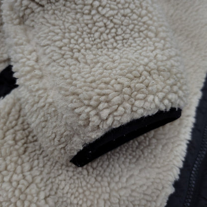 【中古品】【メンズ】 A BATHING APE アベイシングエイプ AAPJKM7318XAD BOA LINER JACKET ボア ライナー ジャケット アウター 142-261023-ms-16-izu サイズ：L カラー：アイボリー 万代Net店