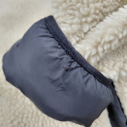 【中古品】【メンズ】 A BATHING APE アベイシングエイプ AAPJKM7318XAD BOA LINER JACKET ボア ライナー ジャケット アウター 142-261023-ms-16-izu サイズ：L カラー：アイボリー 万代Net店