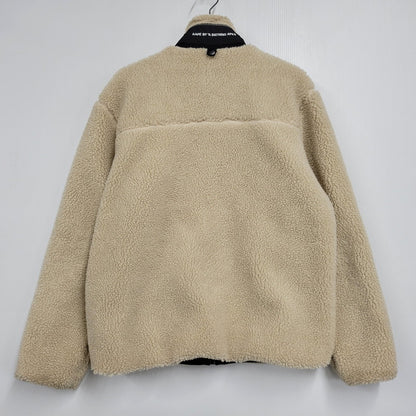 【中古品】【メンズ】 A BATHING APE アベイシングエイプ AAPJKM7318XAD BOA LINER JACKET ボア ライナー ジャケット アウター 142-261023-ms-16-izu サイズ：L カラー：アイボリー 万代Net店