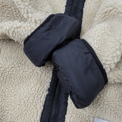 【中古品】【メンズ】 A BATHING APE アベイシングエイプ AAPJKM7318XAD BOA LINER JACKET ボア ライナー ジャケット アウター 142-261023-ms-16-izu サイズ：L カラー：アイボリー 万代Net店