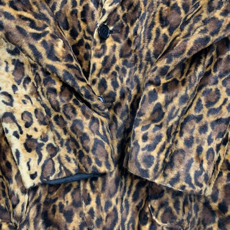 【中古品】【メンズ】 PINK DRAGON ピンク ドラゴン 67 MOTORCYCLE CLUB モーターサイクルクラブ 90-00S LEOPARD JACKET レオパード ジャケット アウター 146-261015-ya-09-izu サイズ：L カラー：マルチ 万代Net店