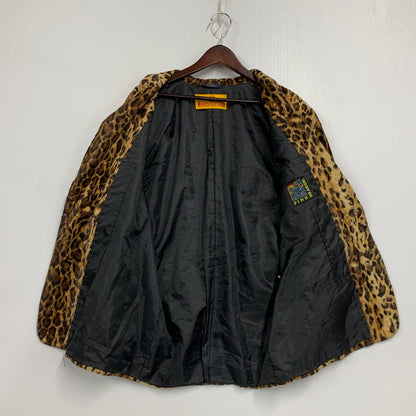 【中古品】【メンズ】 PINK DRAGON ピンク ドラゴン 67 MOTORCYCLE CLUB モーターサイクルクラブ 90-00S LEOPARD JACKET レオパード ジャケット アウター 146-261015-ya-09-izu サイズ：L カラー：マルチ 万代Net店