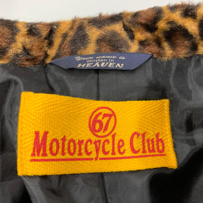 【中古品】【メンズ】 PINK DRAGON ピンク ドラゴン 67 MOTORCYCLE CLUB モーターサイクルクラブ 90-00S LEOPARD JACKET レオパード ジャケット アウター 146-261015-ya-09-izu サイズ：L カラー：マルチ 万代Net店