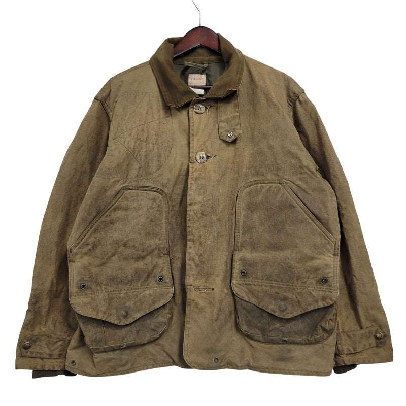 【現状渡し品】【メンズ】 FILSON フィルソン 435 USA製 HUNTING OILED JACKET ハンティング オイルド ジャケット アウター トップス 146-261014-sm-01-izu サイズ：M カラー：ブラウン 万代Net店