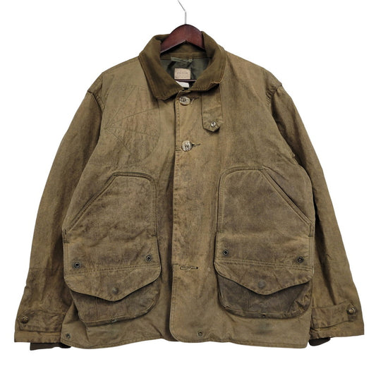 【現状渡し品】【メンズ】 FILSON フィルソン 435 USA製 HUNTING OILED JACKET ハンティング オイルド ジャケット アウター トップス 146-261014-sm-01-izu サイズ：M カラー：ブラウン 万代Net店
